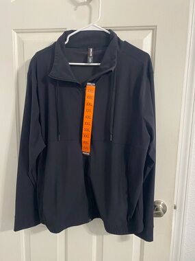 Kirkland Signature Black Full-Zip Hoodie Jacket